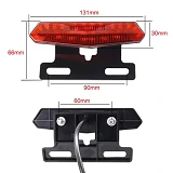 Bộ đèn trước và đèn hậu xe đạp mã 002 – ảnh 6