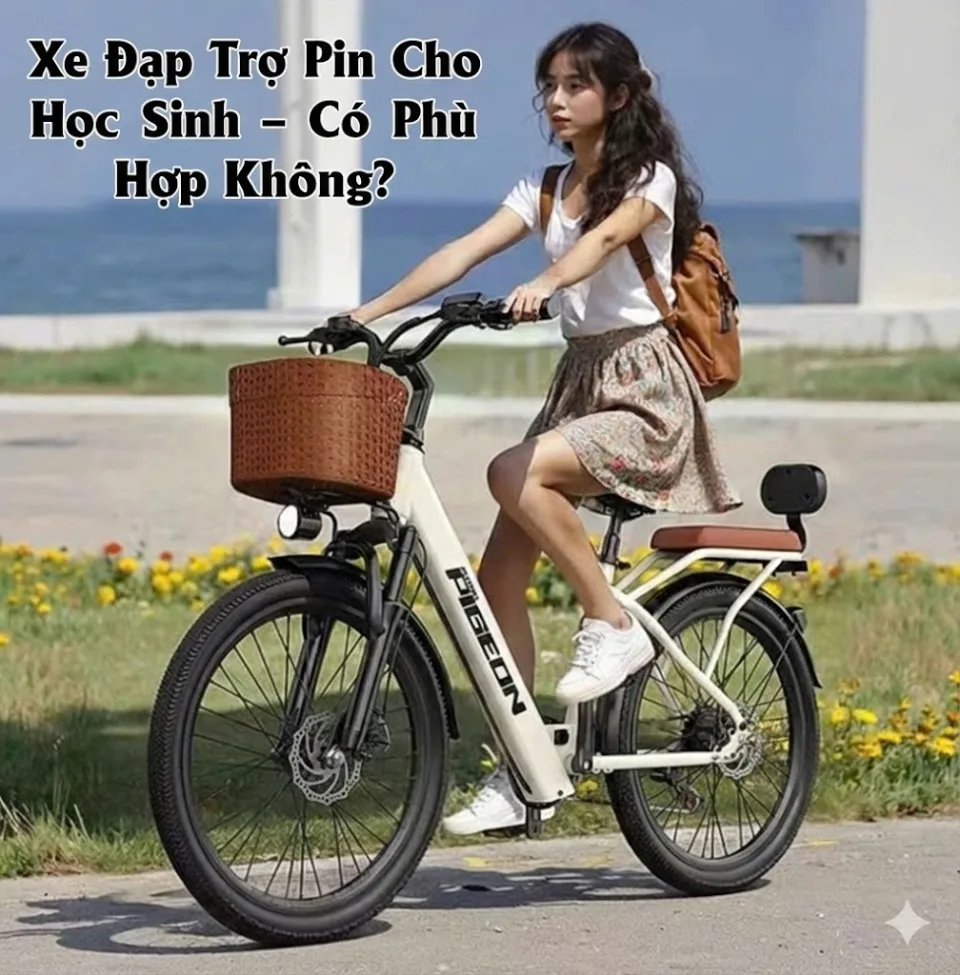 Xe đạp trợ pin cho học sinh – có phù hợp không?