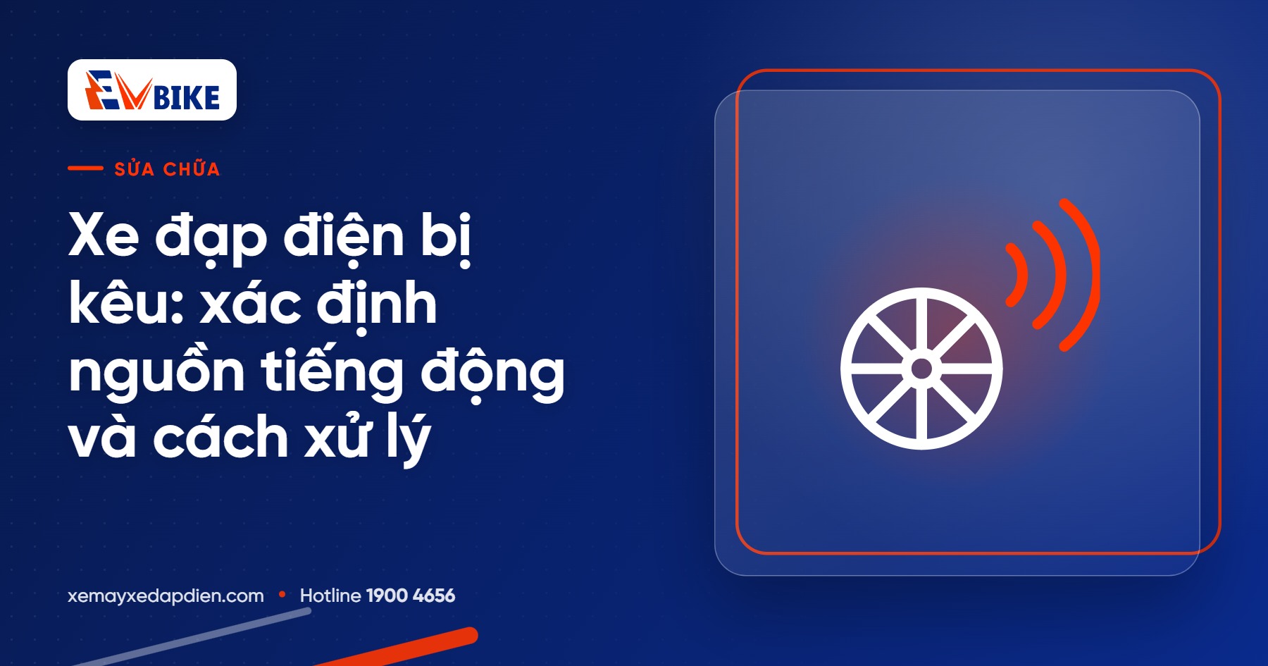 Xe đạp điện bị kêu: xác định nguồn tiếng động và cách xử lý