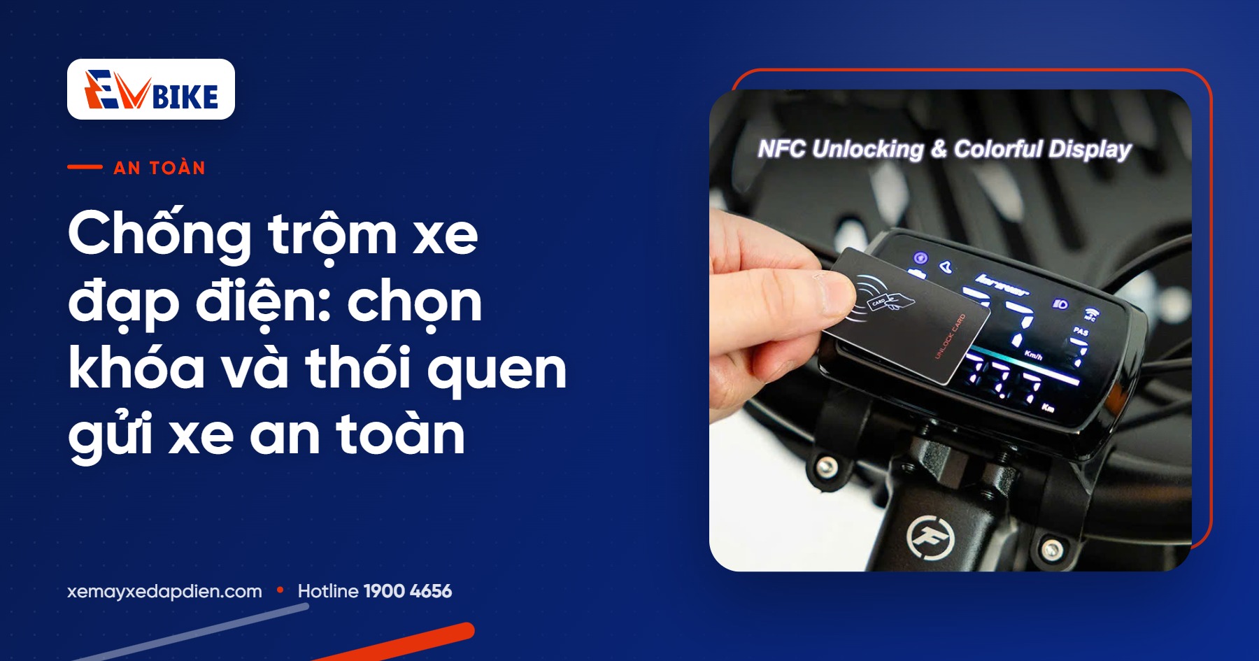 Chống trộm xe đạp điện: chọn khóa và thói quen gửi xe an toàn