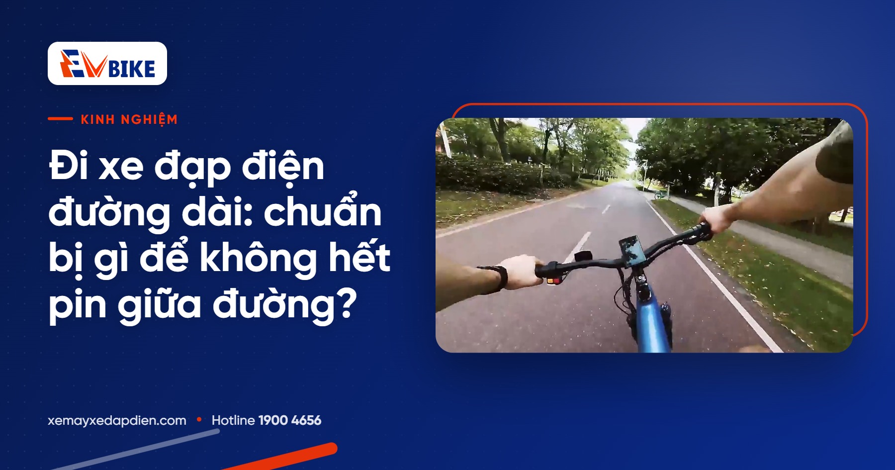 Đi xe đạp điện đường dài: chuẩn bị gì để không hết pin giữa đường?