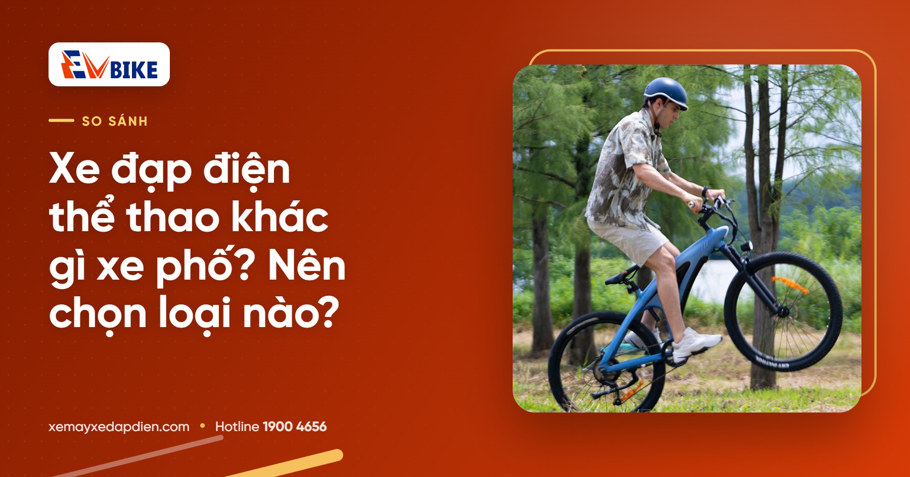 Xe đạp điện thể thao khác gì xe phố? Nên chọn loại nào?
